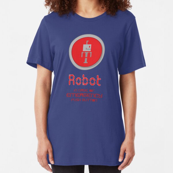 Robot Button Slim Fit T-Shirt