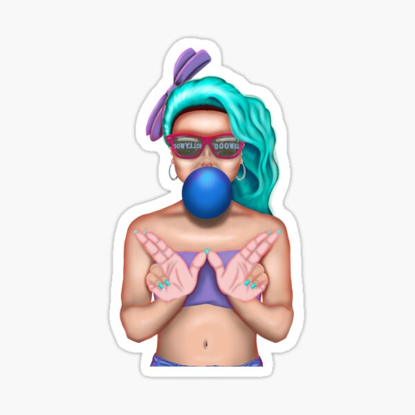 West Coast Cali Girl Sticker