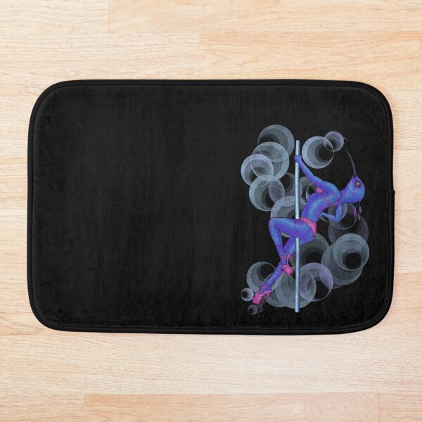 Hummingbird in bar Bath Mat