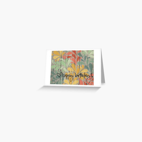 Birthday Card Greeting Card