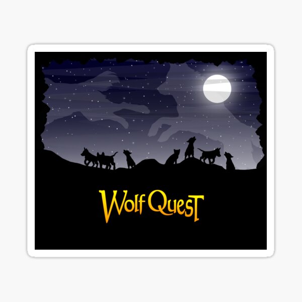 Night Sky Pups - WolfQuest Dream Sticker
