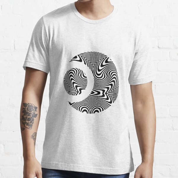 Optical Illusion Op Art Black And White T Shirt For Sale By Artsandsoul Redbubble Black T