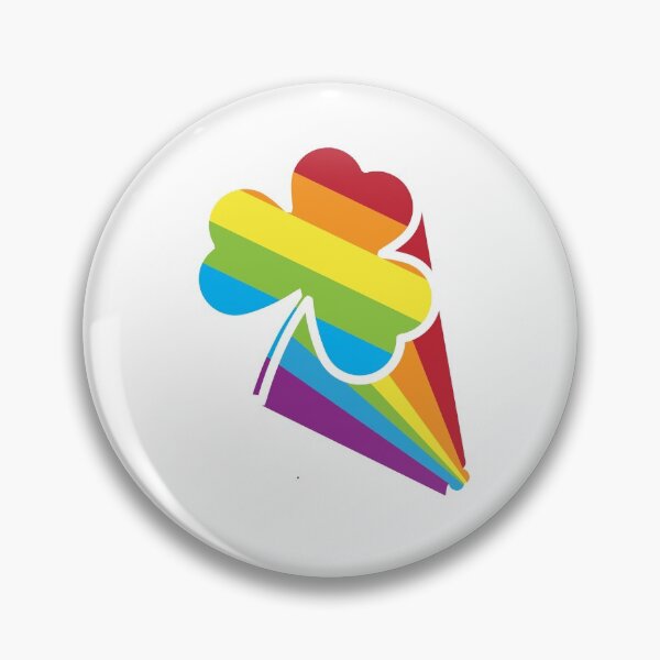 Item preview, St. Patricks Day LGBTQ Rainbow Shamrock designed and sold by Favorite Decades.
