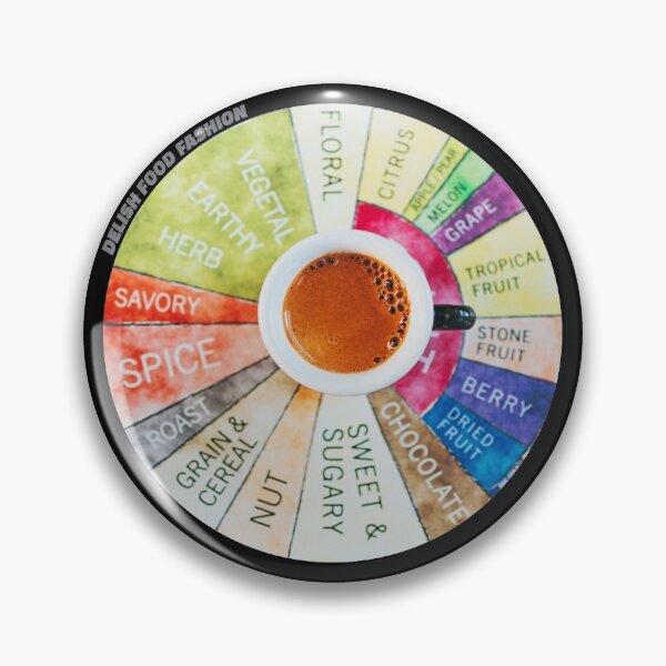 Item preview, Coffee Tasting Wheel with Espresso designed and sold by delishfashion.