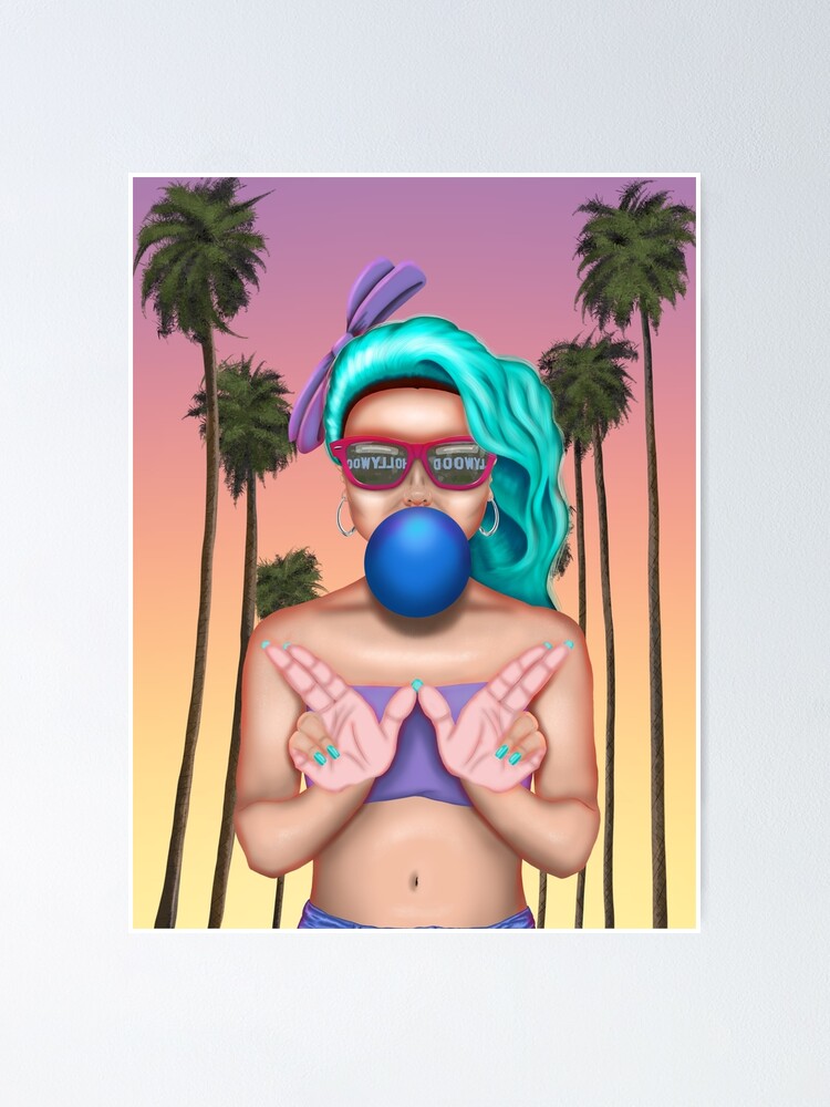 Alternate view of West Coast Cali Girl Poster