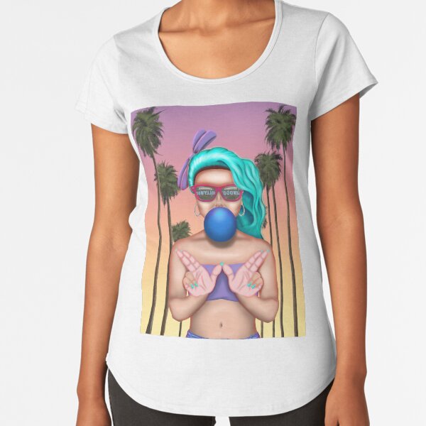 West Coast Cali Girl Premium Scoop T-Shirt
