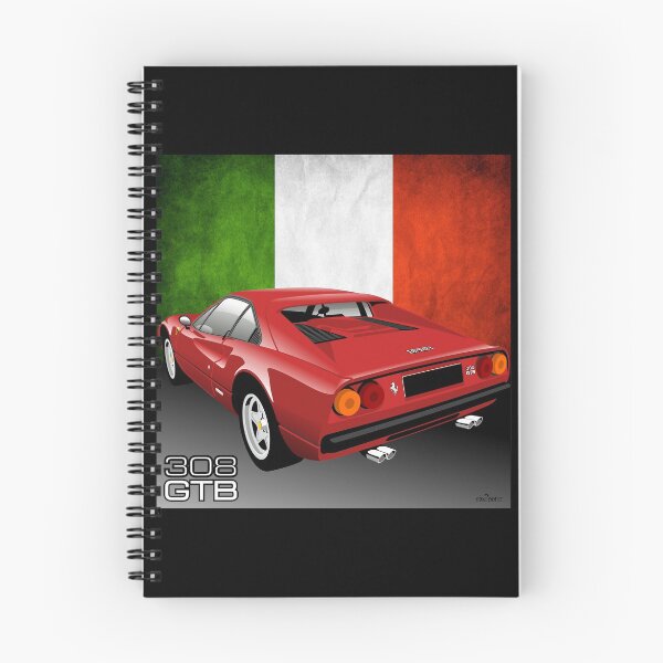 Item preview, 308 GTB red designed and sold by car2oonz.