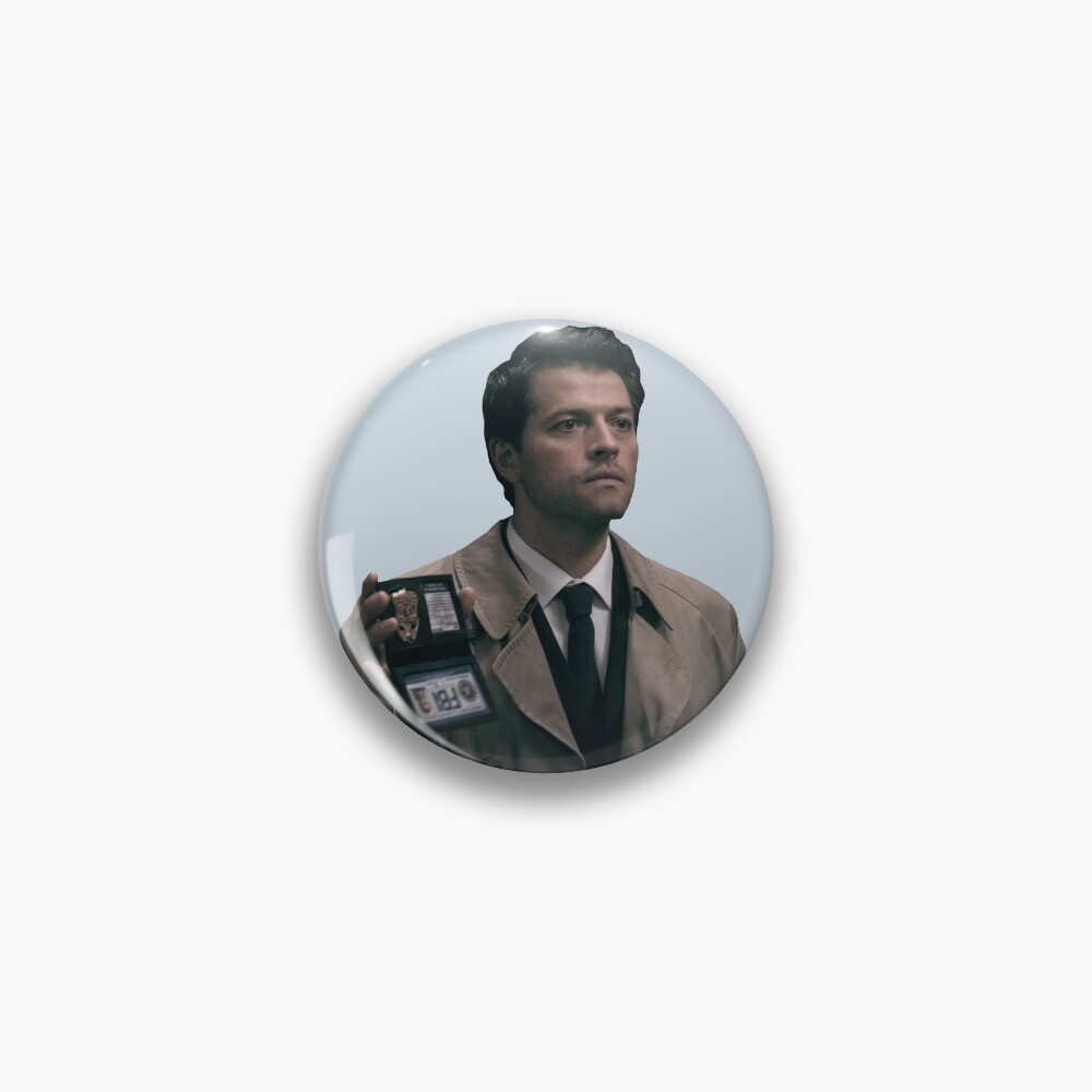 Castiel FBI Badge Pin By ReeceIsTrash Redbubble Castiel FBI Badge Pin By ReeceIsTrash Redbubble