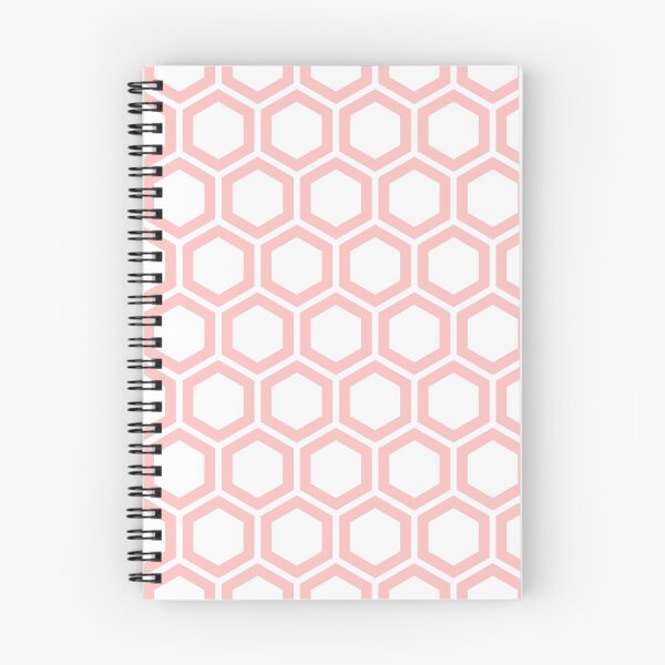 Item preview, LightPink honeycomb pattern on white background designed and sold by ImageNugget.