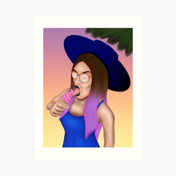 Witch Craft Cali Girl Art Print