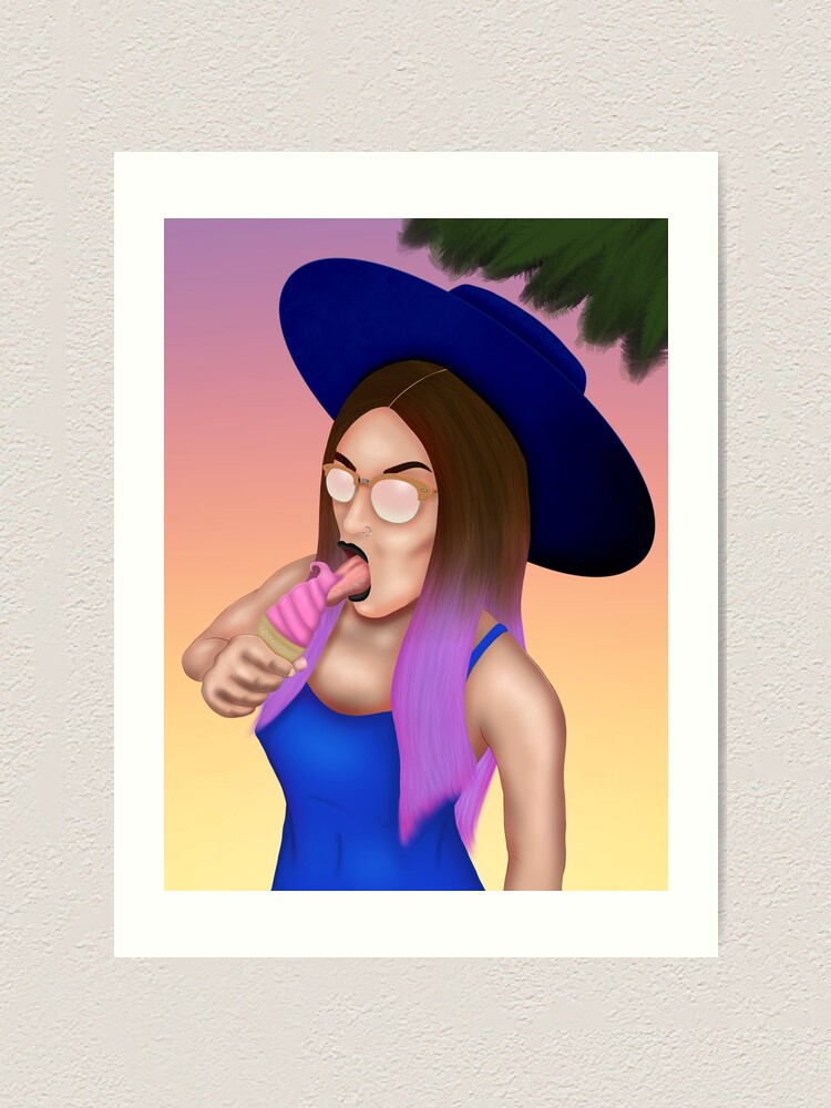 Alternate view of Witch Craft Cali Girl Art Print