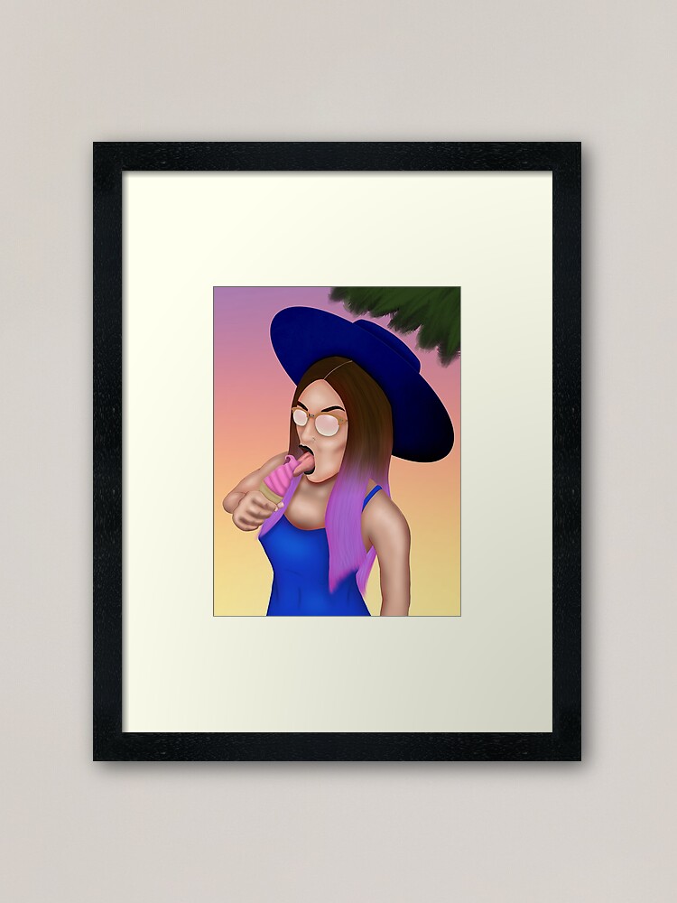 Alternate view of Witch Craft Cali Girl Framed Art Print