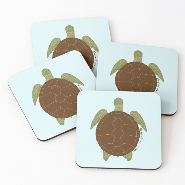 Item preview, Respect our oceans sea turtle designed and sold by emwing14.