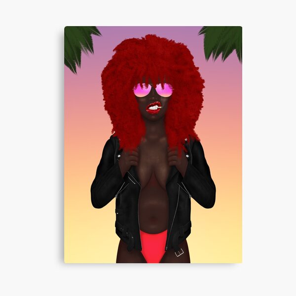 Wild Child Cali Girl Canvas Print