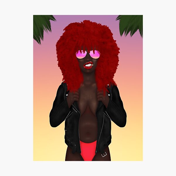 Wild Child Cali Girl Photographic Print