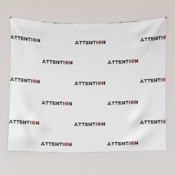 Item preview, Attention Norway ESC designed and sold by WITNIT.