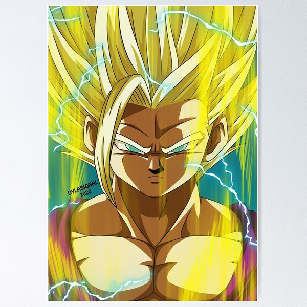 Quadro decorativo Super Saiyajins Dragon Ball