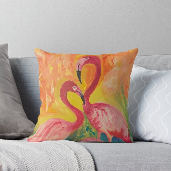 Item preview, Pink Flamingos Drinking  designed and sold by Judydcreates.