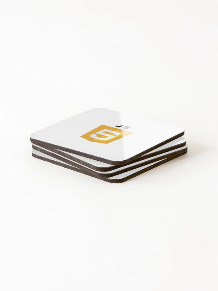 Thumbnail 4 of 5, Coasters (Set of 4), JavaScript Logo 2020 designed and sold by gio-m.