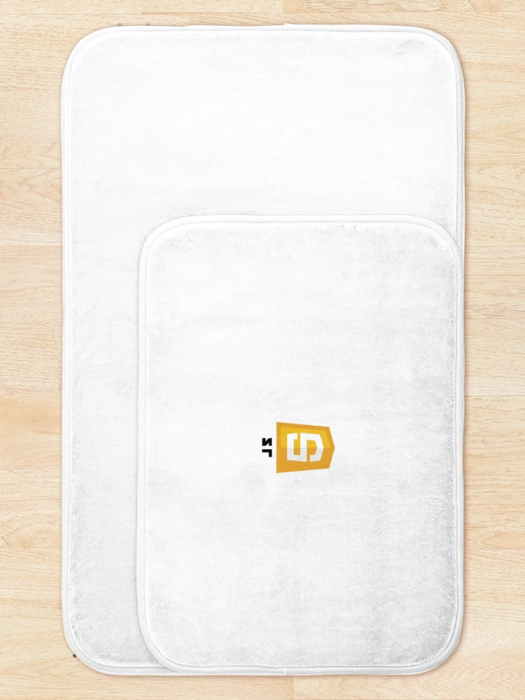 Thumbnail 5 of 6, Bath Mat, JavaScript Logo 2020 designed and sold by gio-m.