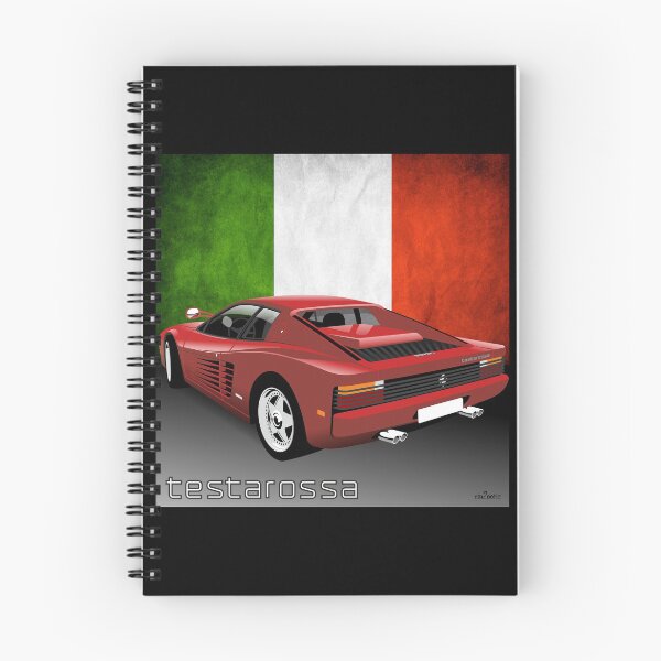 Item preview, Ferrari Testarossa red designed and sold by car2oonz.