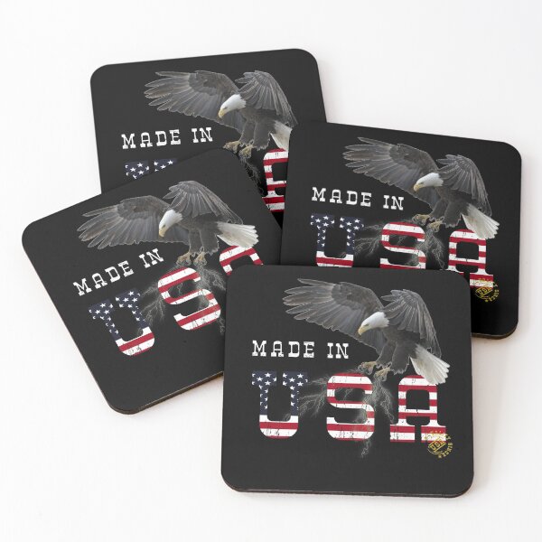 Item preview, Made in USA Eagle US Flag Patriotic 4th Of July America designed and sold by BigLoro.