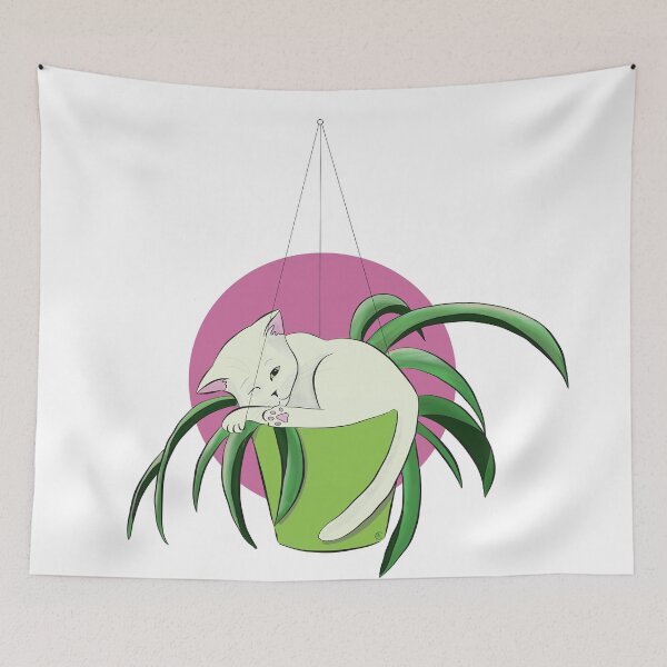 Item preview, Hanging Plant Cat designed and sold by nole-c.