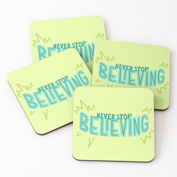 Item preview, Never Stop Believing designed and sold by heyannie.