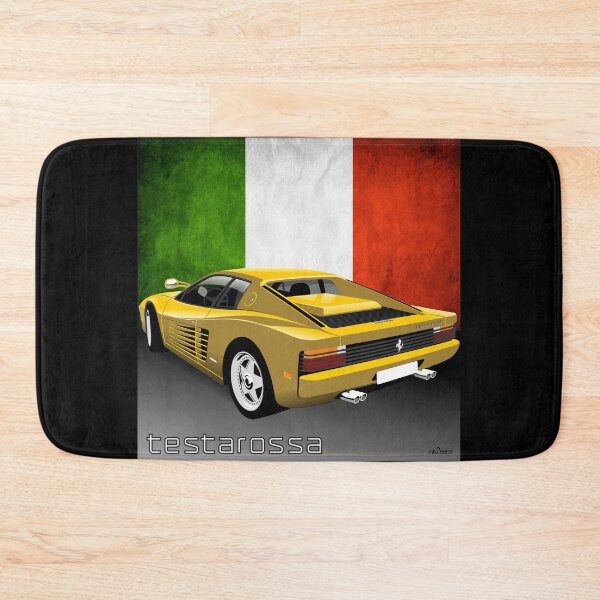 Item preview, Ferrari Testarossa yellow designed and sold by car2oonz.