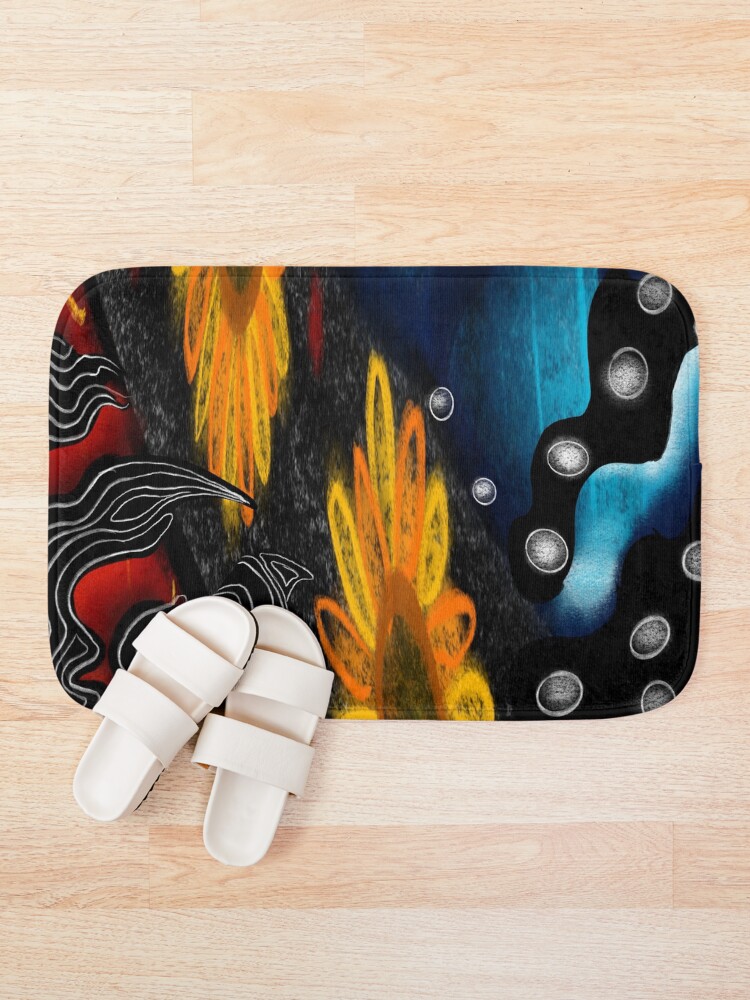 Thumbnail 1 of 6, Bath Mat, designed and sold by DAMCDesigns.