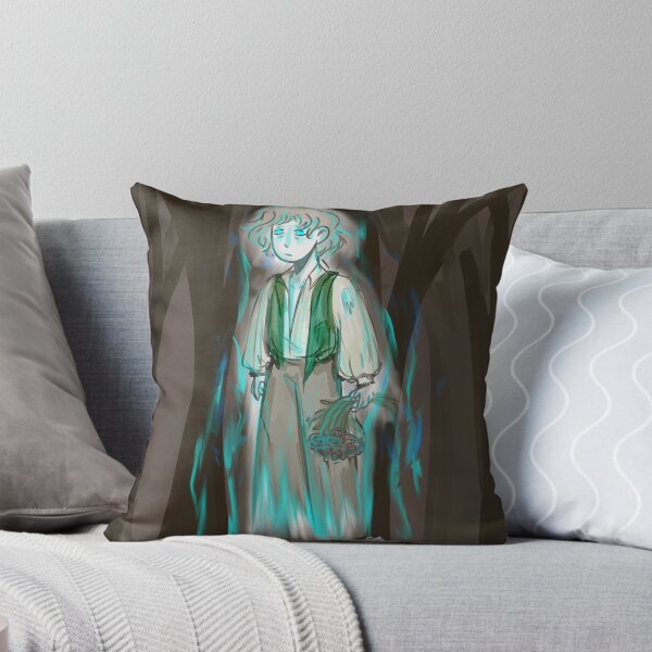 Item preview, sad ghostie with flowers designed and sold by ArtbyCole.