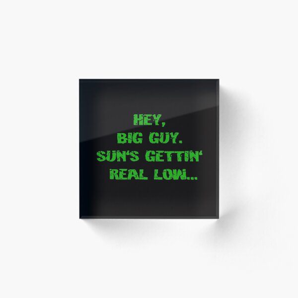 Sun's getting real low Acrylic Block