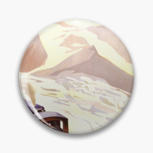 Item preview, Glacier de Bionassay vintage travel poster designed and sold by stickart-marek.