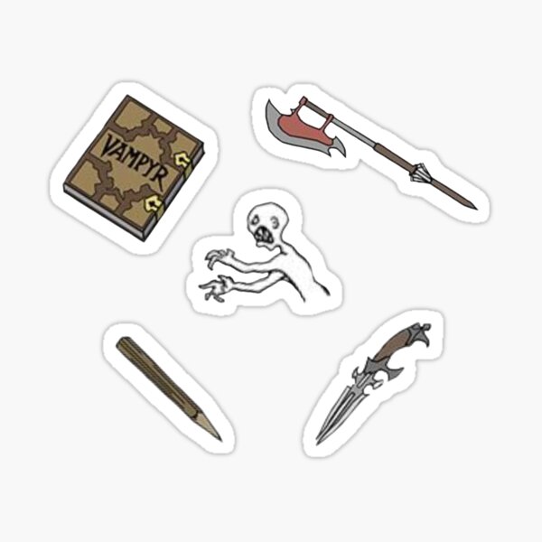 Aperçu de l'œuvre Ensemble d'autocollants Buffy créée et vendue par -JustJames-.