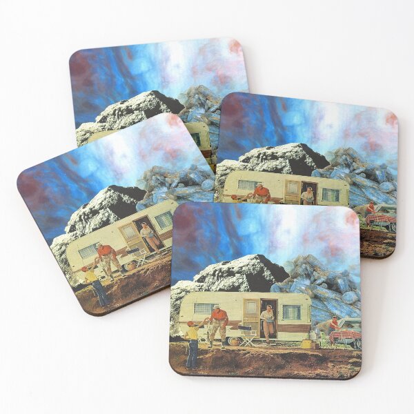 Item preview, Surrealist Mid Century Moon Camping  designed and sold by miadellav.