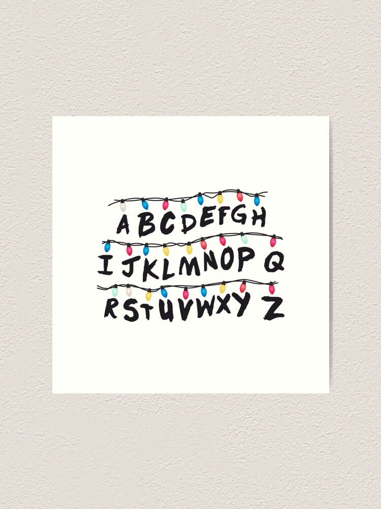 Aesthetic Letters Art Print By Matilda93 Redbubble