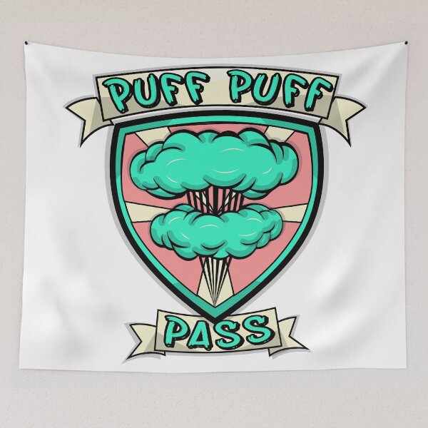 Item preview, Puff Puff Pass Smoke Cloud designed and sold by corrochdesigns.