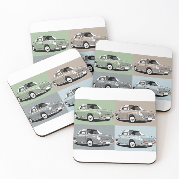 Item preview, Nissan Figaro poster designed and sold by car2oonz.