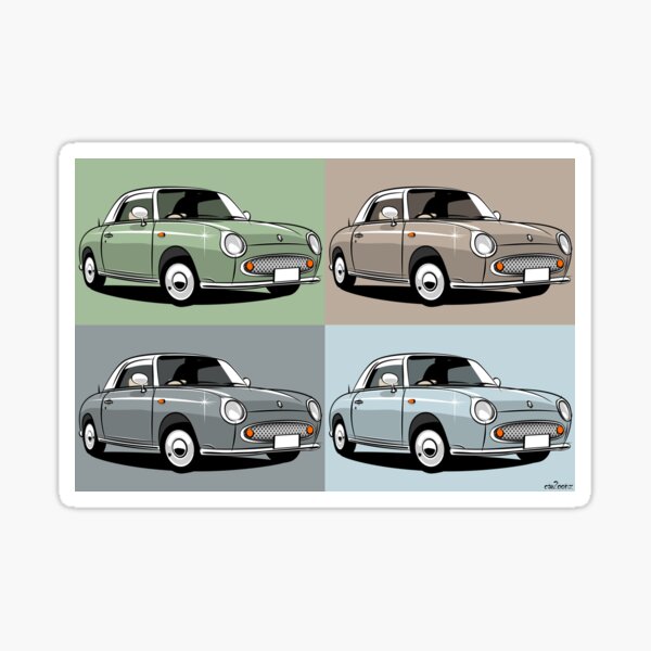 Nissan Figaro poster Sticker