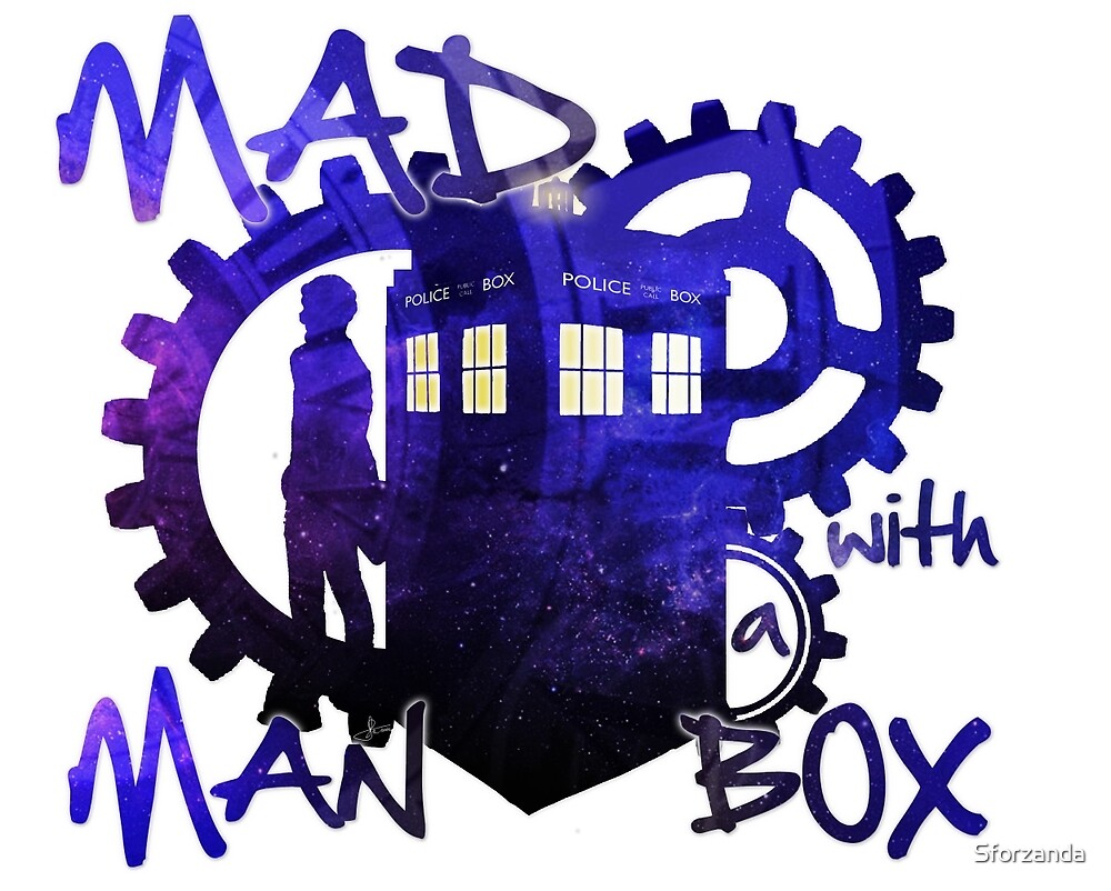 Who mad who. Doctor who Stickers Black.