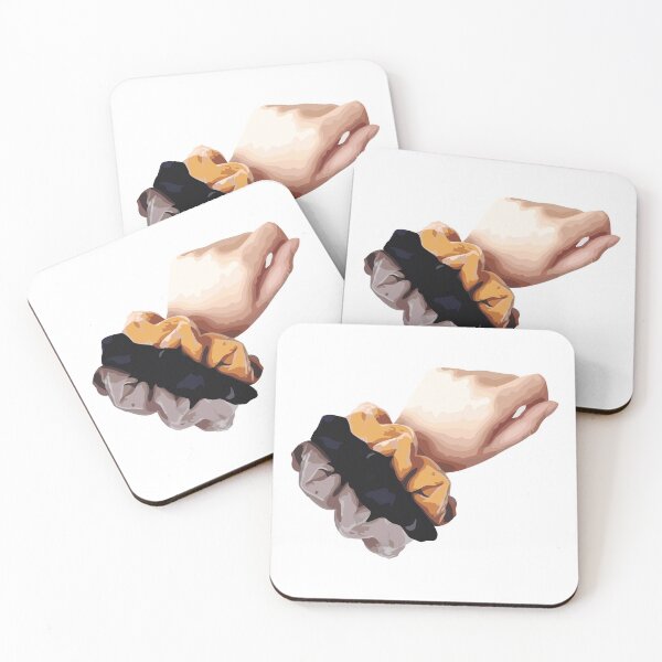 Item preview, Three Cute Scrunchies on Hand designed and sold by elmma design.