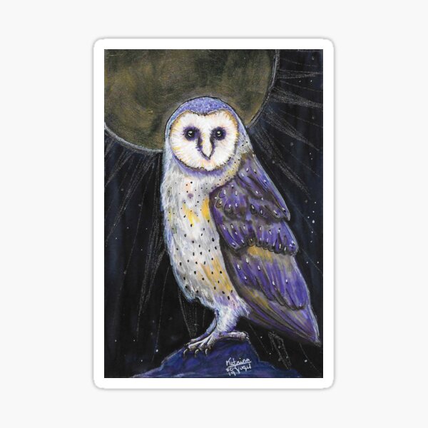 Divine Owl Sticker