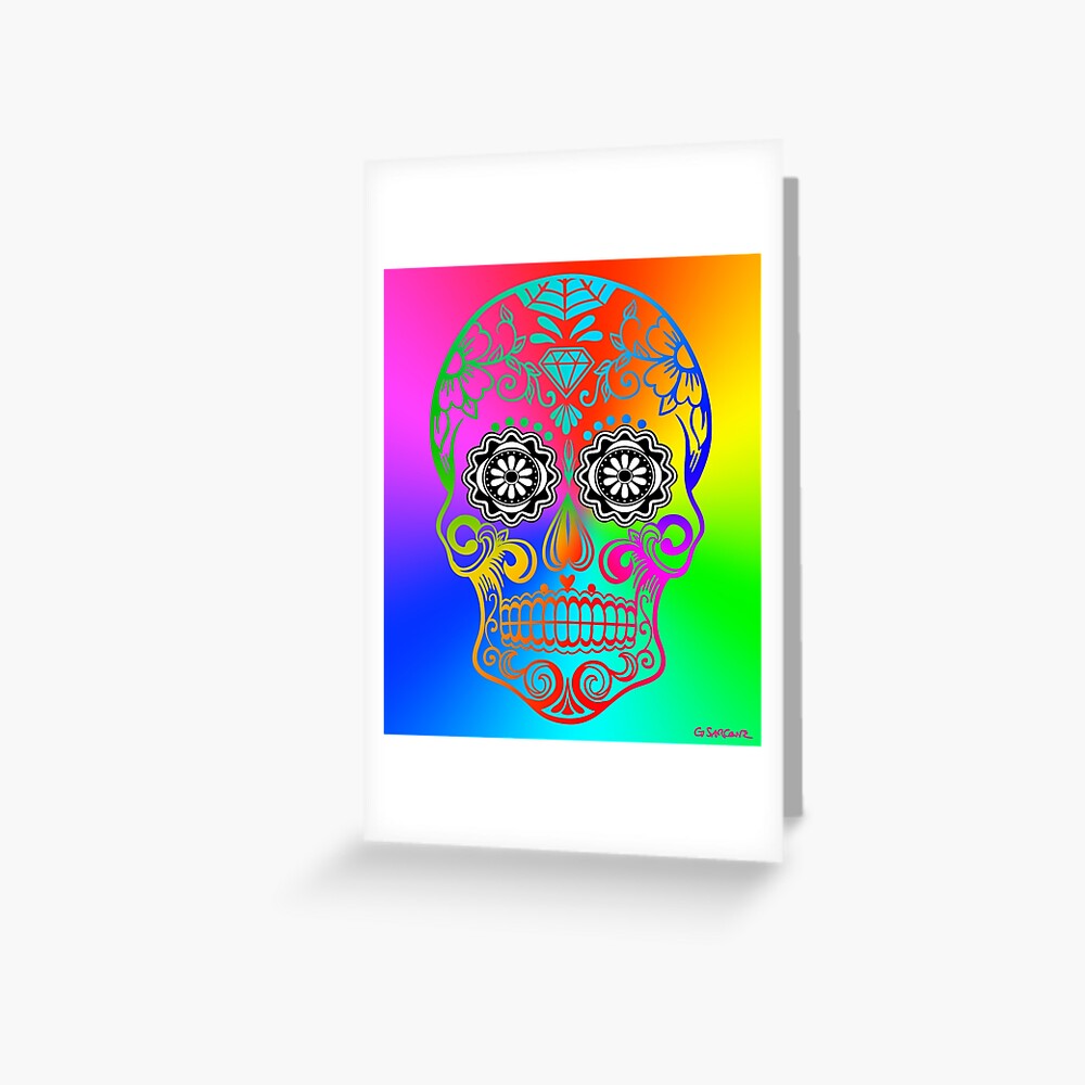 Sugar Skull - Calavera Greeting Card
