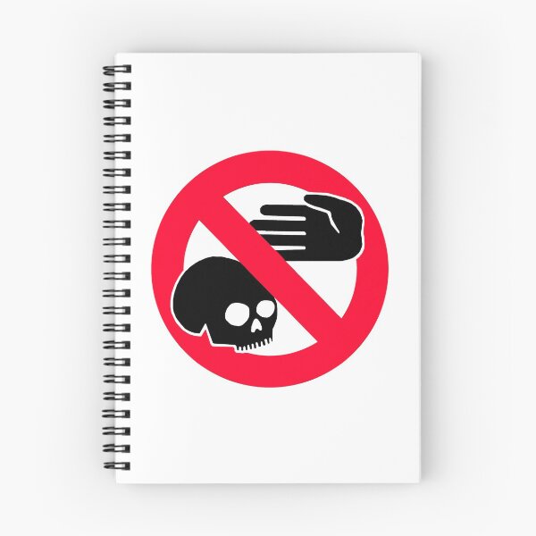 Item preview, don't touch the skulls sign from the paris catacombs designed and sold by CleverJane.