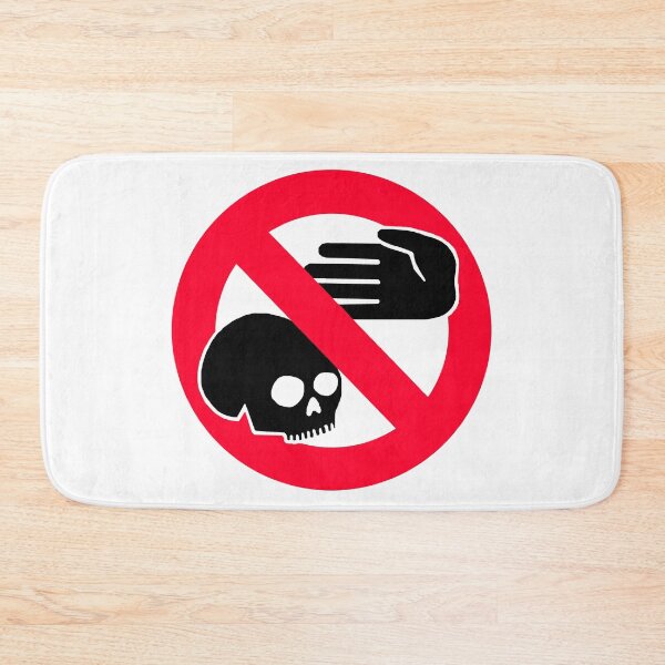 Item preview, don't touch the skulls sign from the paris catacombs designed and sold by CleverJane.