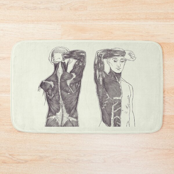 Item preview, Male Muscular System - Vintage Anatomy Diagram 2 designed and sold by VAposters.