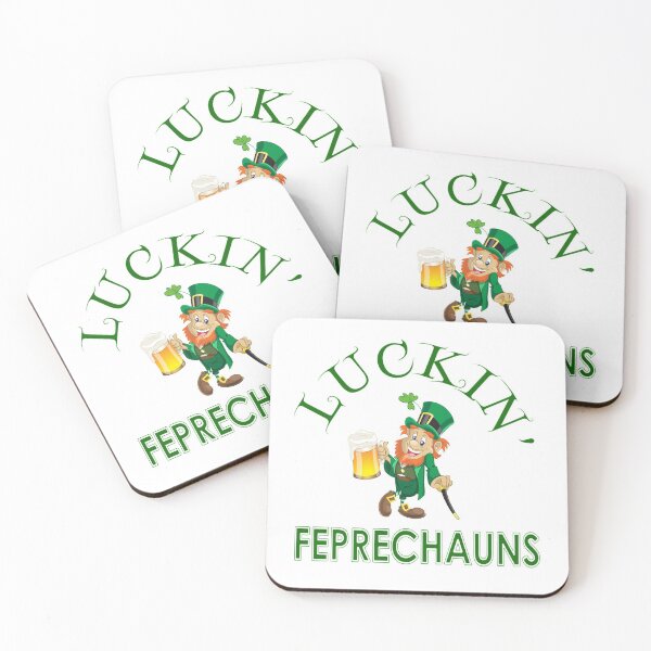 Item preview, Luckin' Feprechauns | Fuc*in' Leprechauns | Funny Irish Pub designed and sold by PureCreations.