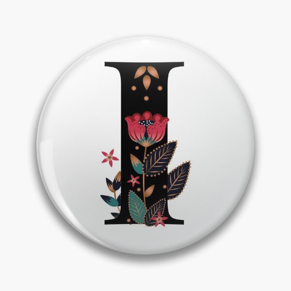 Item preview, I - Floral Initial Letter designed and sold by karspaul.