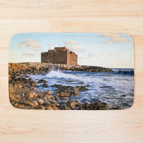 Item preview, Paphos Castle - Waves of the Mediterranean Sea Entering the Cove   designed and sold by Vienewi.