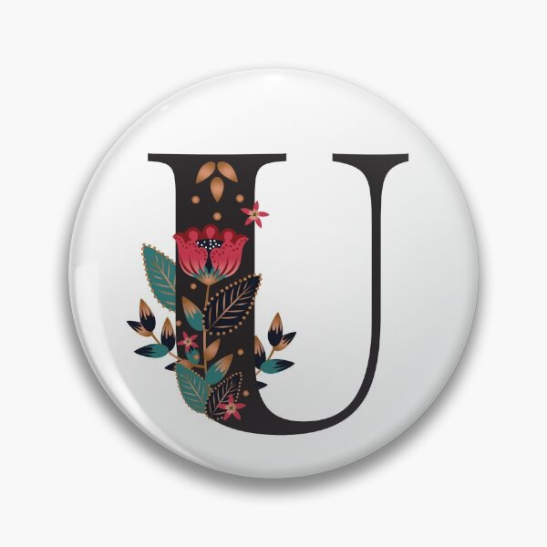 Item preview, U - Floral Initial Letter designed and sold by karspaul.